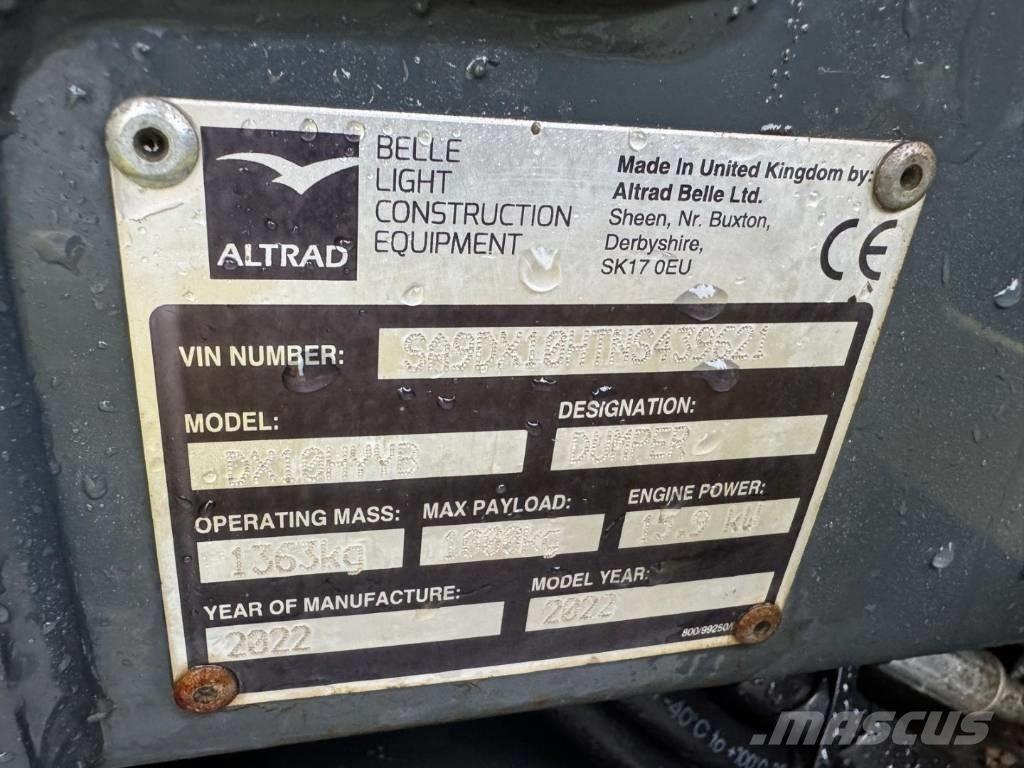 Altrad Belle DX1000 Belden kirma kamyonlar