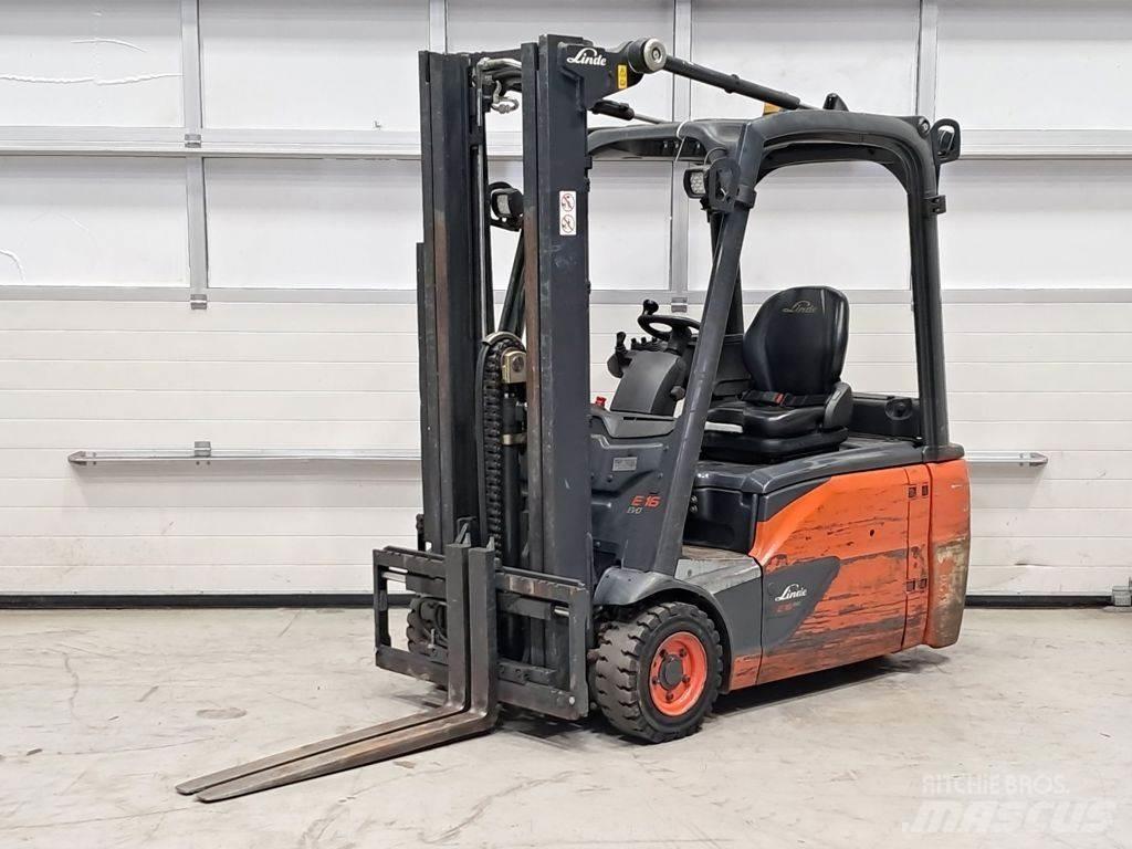 Linde E16L-02 Elektrikli forkliftler