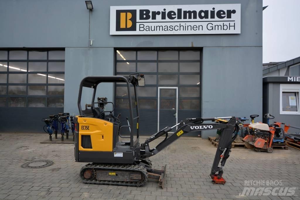 Volvo EC 15 E Mini ekskavatörler, 7 tona dek
