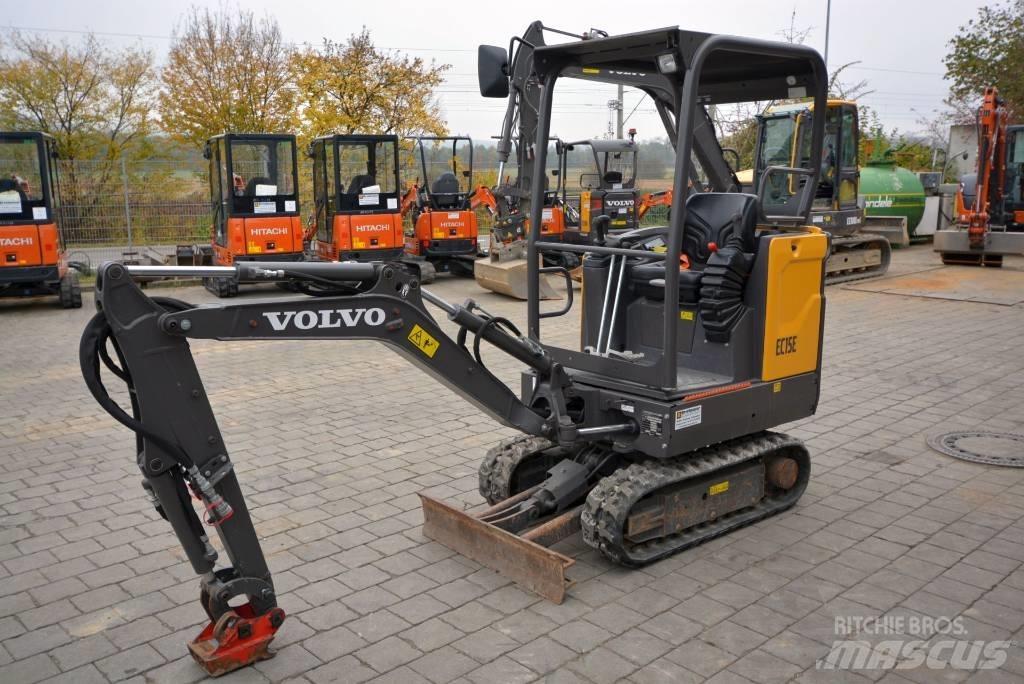 Volvo EC 15 E Mini ekskavatörler, 7 tona dek