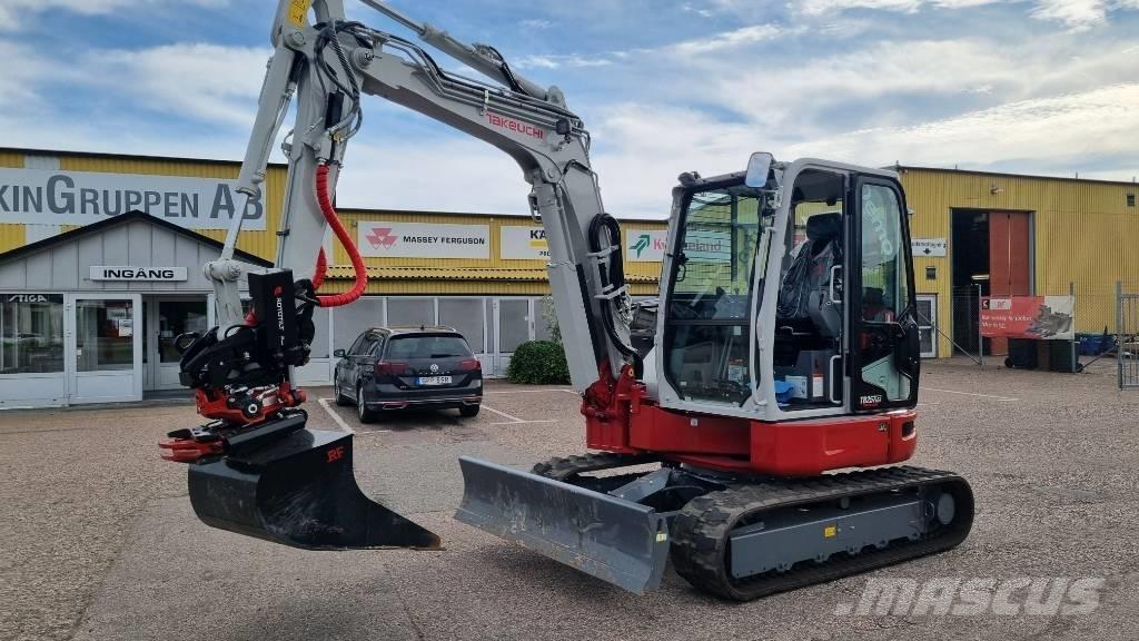 Takeuchi TB 257 FR Mini ekskavatörler, 7 tona dek