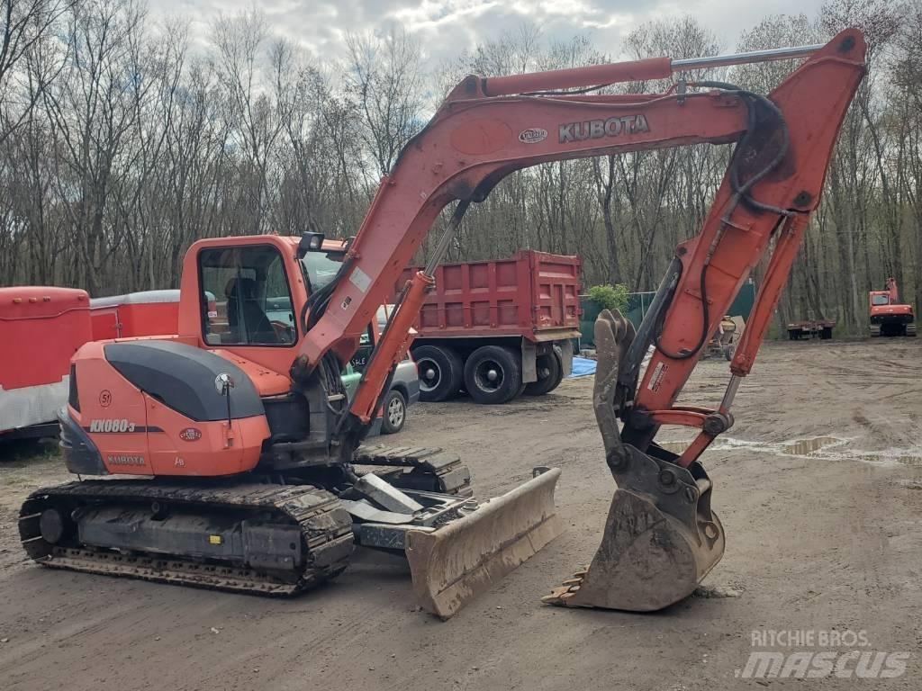 Kubota KX080-3 Paletli ekskavatörler