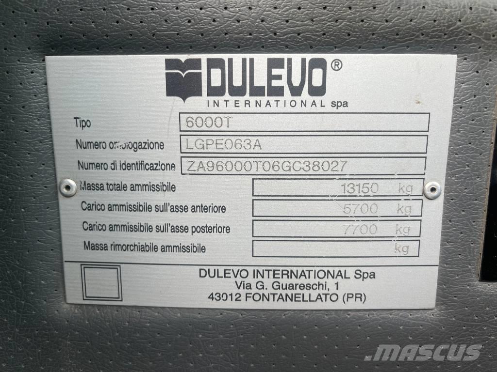 Dulevo 6000 Cadde süpürücüler