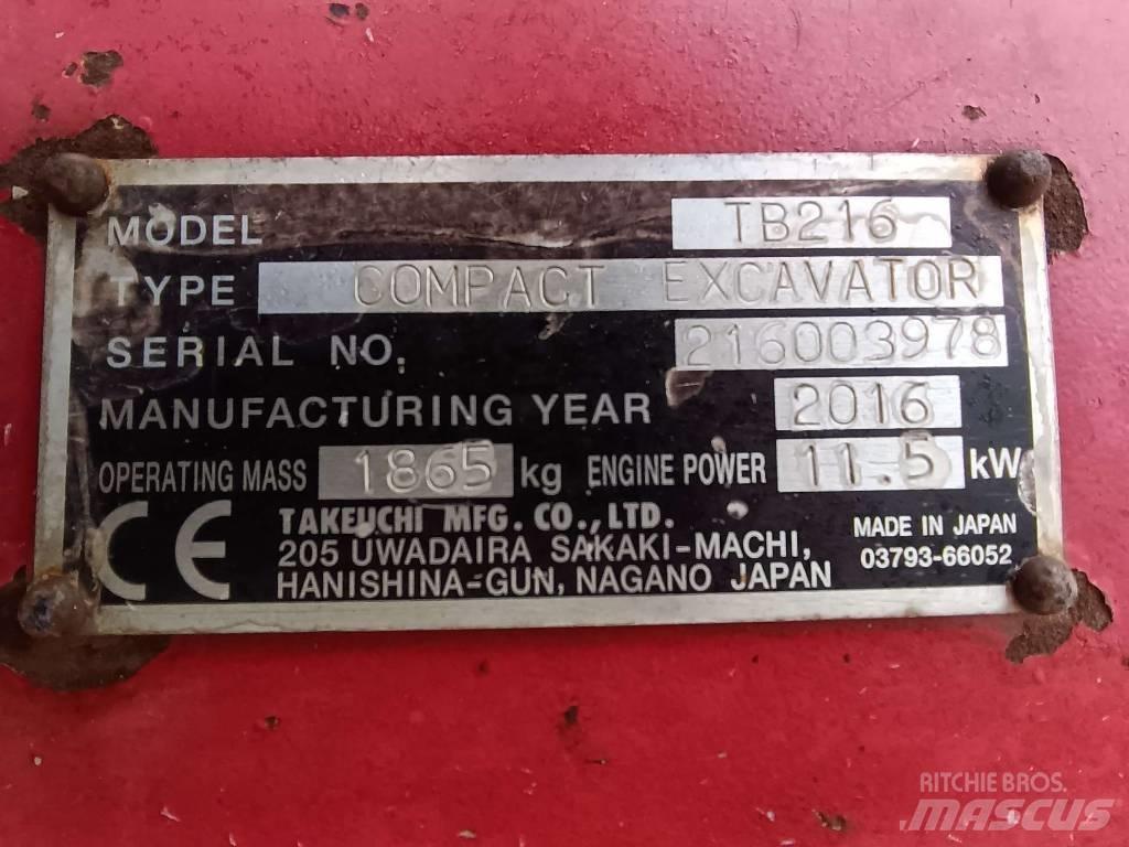Takeuchi TB216 Diger