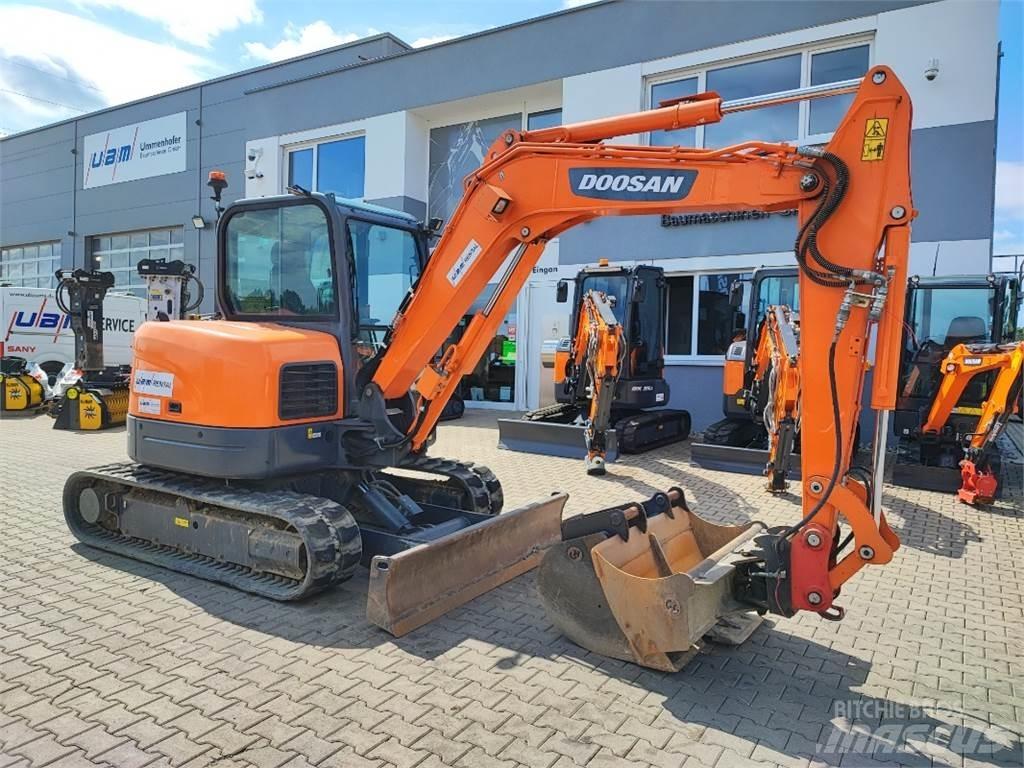 Doosan DX62R-3 Mini ekskavatörler, 7 tona dek