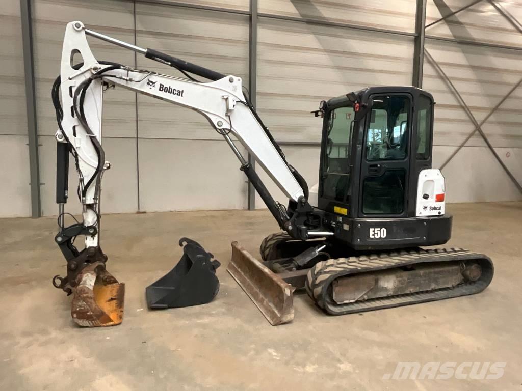 Bobcat E 50 EM Mini ekskavatörler, 7 tona dek
