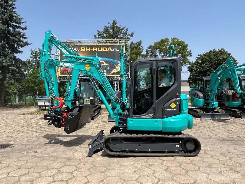 Kobelco Sk50SRX-7 Mini ekskavatörler, 7 tona dek