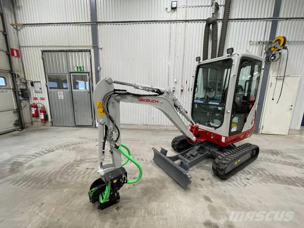 Takeuchi TB 230 Mini ekskavatörler, 7 tona dek