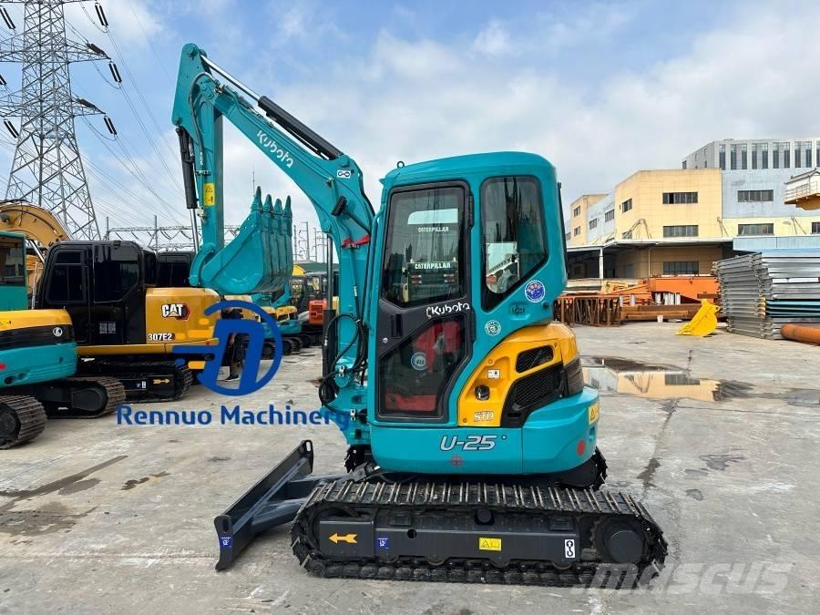Kubota U 25 Mini ekskavatörler, 7 tona dek