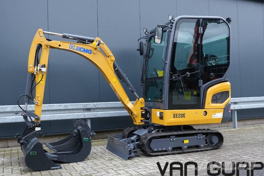 XCMG XE 20 E Mini ekskavatörler, 7 tona dek