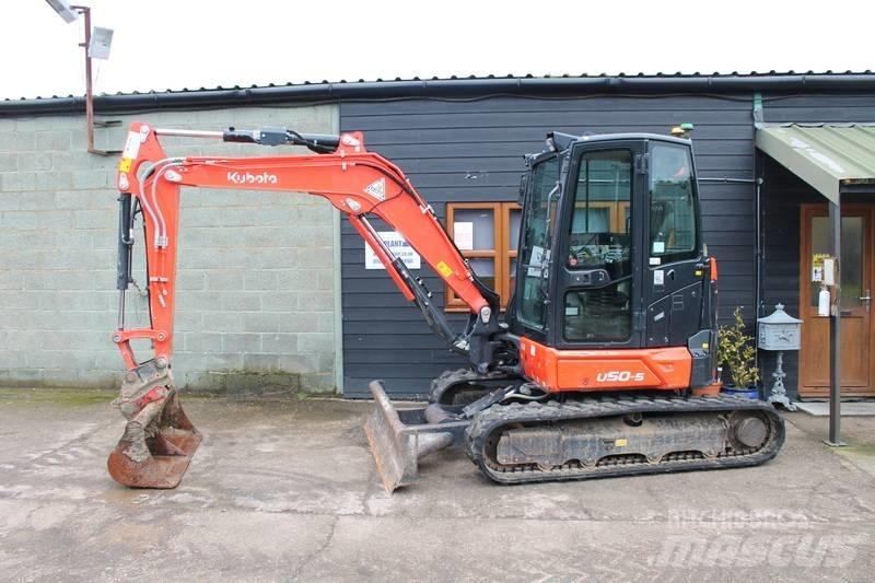 Kubota U 50-5 Mini ekskavatörler, 7 tona dek