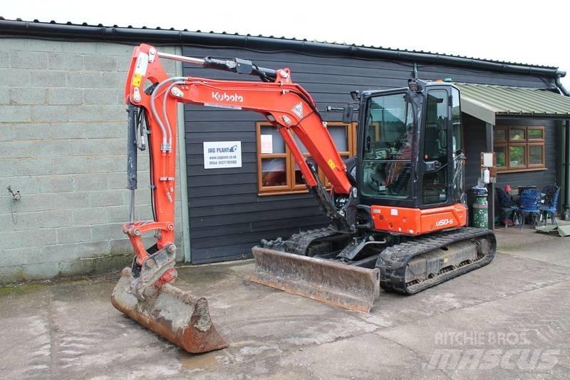 Kubota U 50-5 Mini ekskavatörler, 7 tona dek