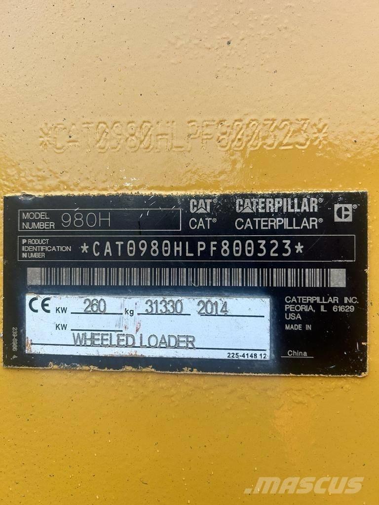 CAT 980H Tekerlekli yükleyiciler