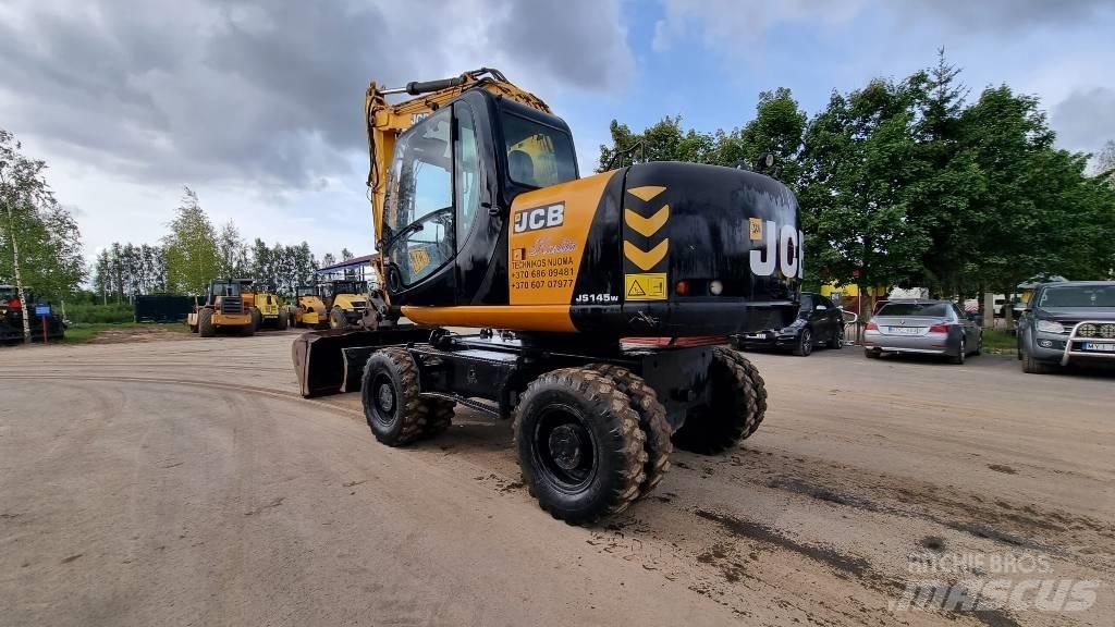 JCB 145W Lastik tekerli ekskavatörler