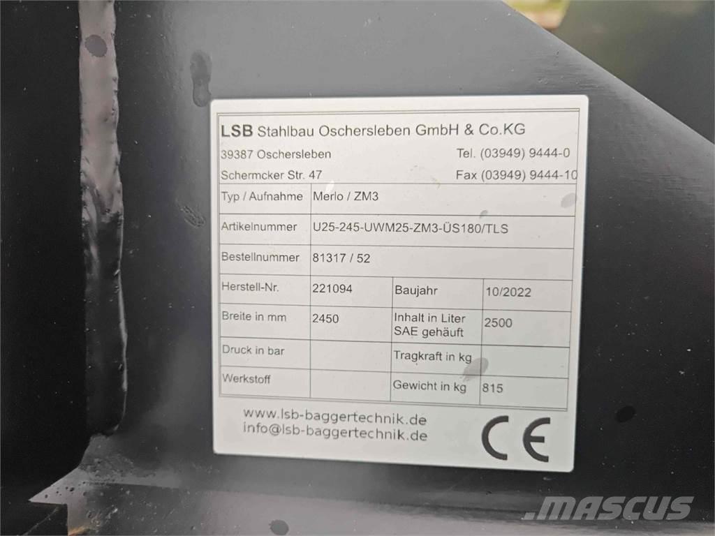 LSB U25-245 Ön yükleyici atasmanlar