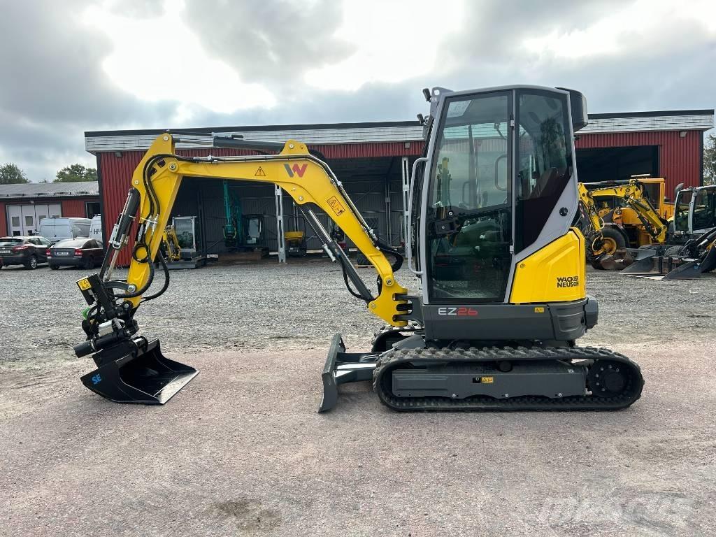 Wacker Neuson EZ26 Mini ekskavatörler, 7 tona dek