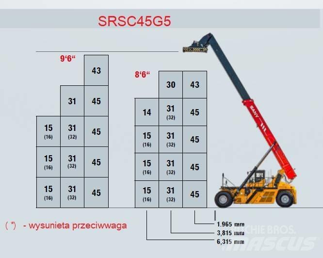Sany SRSC45G5 Konteyner istifleyiciler - reach stacker