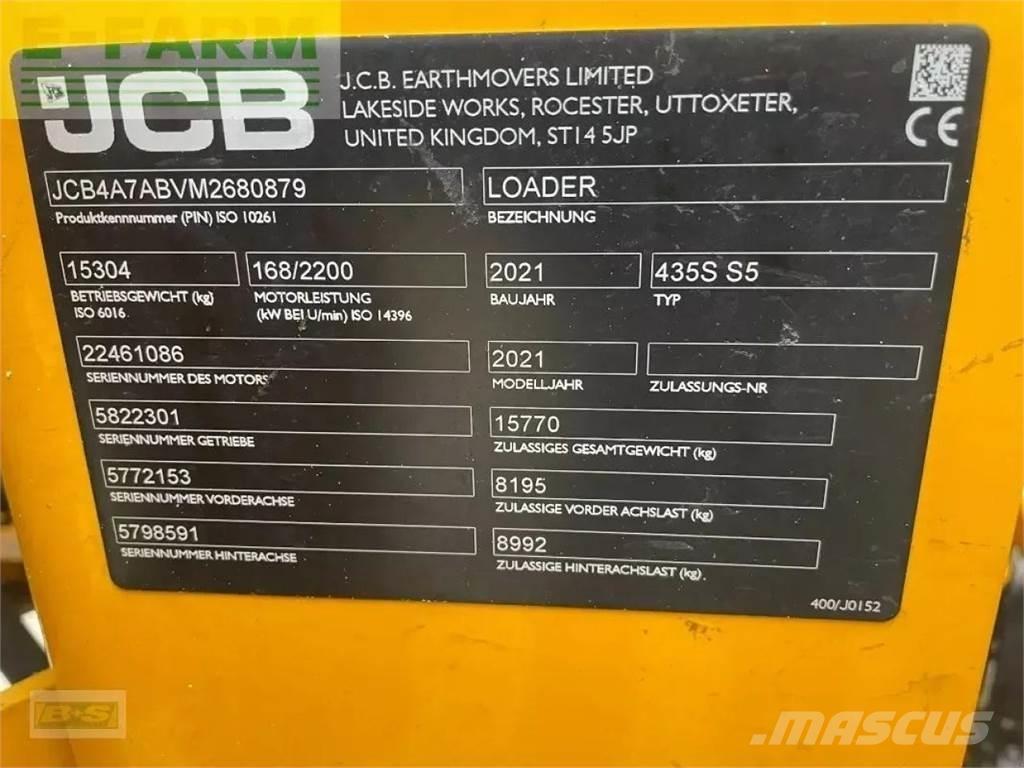 JCB 435s s5 Mini ekskavatörler, 7 tona dek