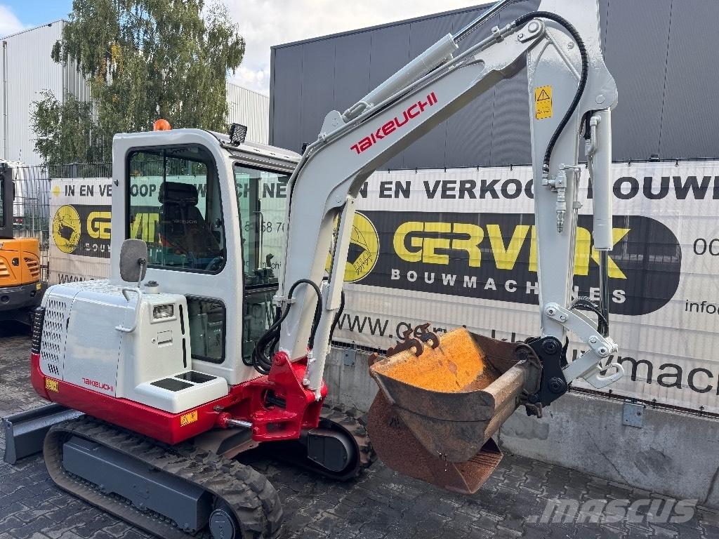 Takeuchi TB125 Mini ekskavatörler, 7 tona dek