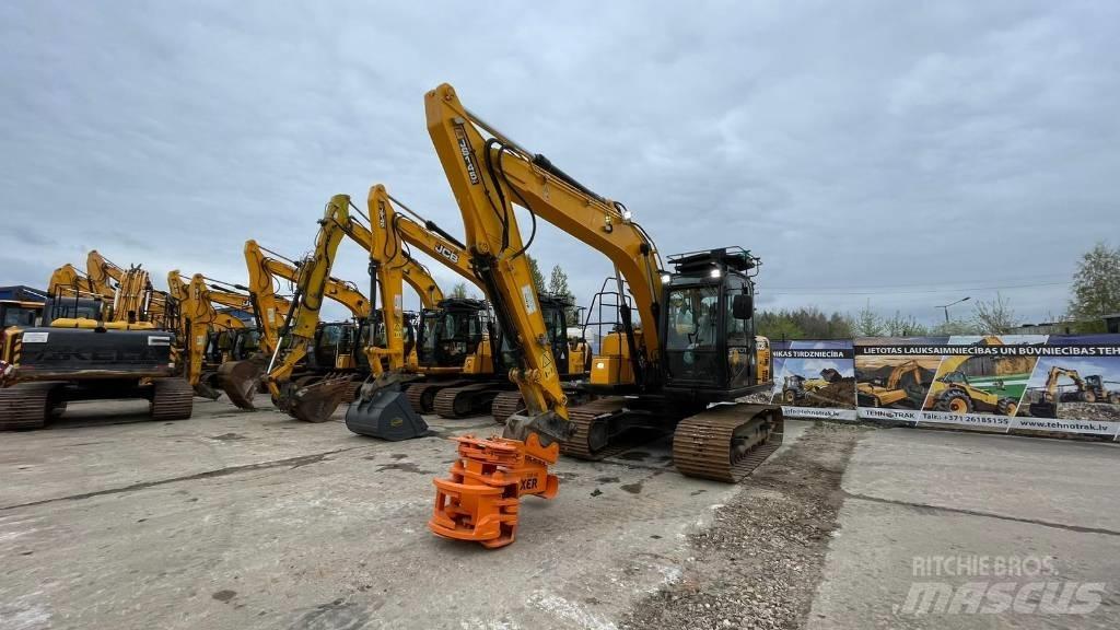 JCB JS 145 LC Paletli ekskavatörler