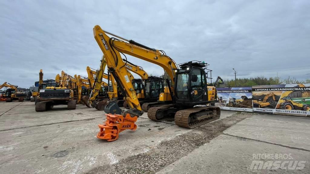 JCB JS 145 LC Paletli ekskavatörler