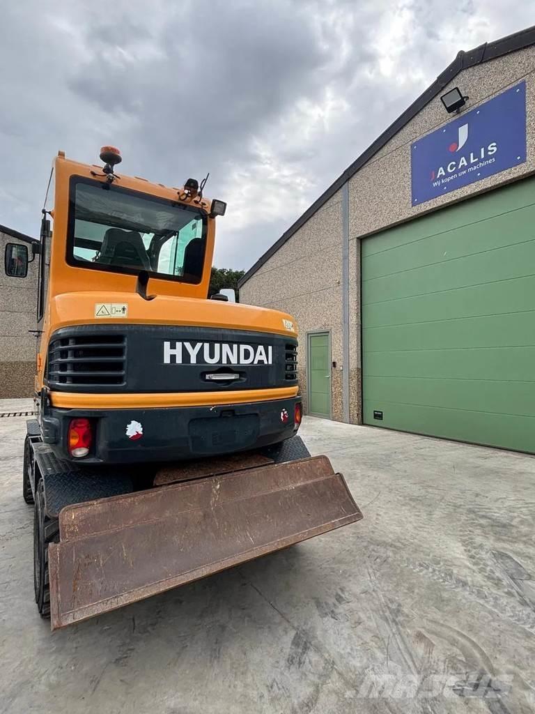 Hyundai R55W-9A Lastik tekerli ekskavatörler