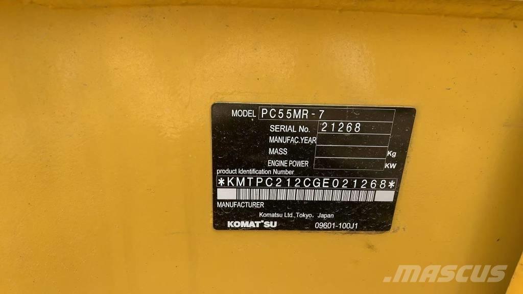 Komatsu PC 55 MR Paletli ekskavatörler