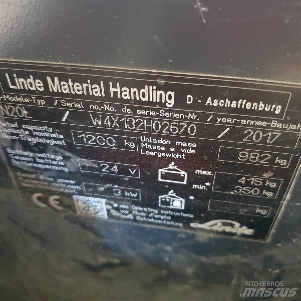 Linde N20L kurz Orta seviye siparis toplayici