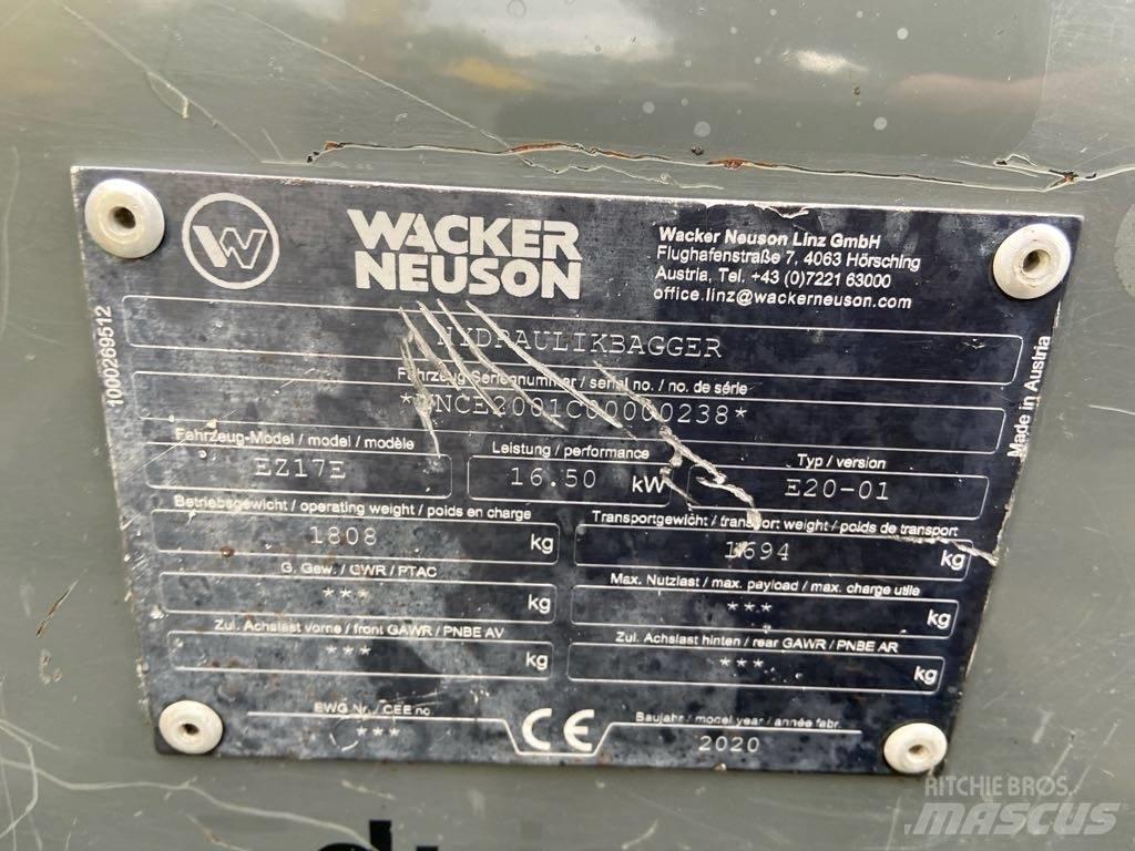 Wacker Neuson EZ17e Paletli ekskavatörler