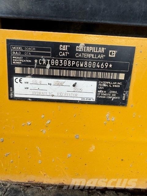 CAT 308 CR Midi ekskavatörler 7 - 12 t