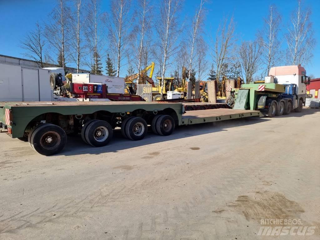 Broshuis 4ABD - 58 Low loader yari çekiciler