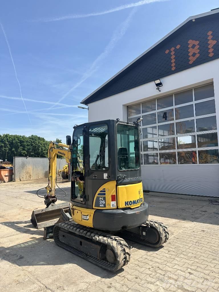 Komatsu PC 26 MR-3 Mini ekskavatörler, 7 tona dek