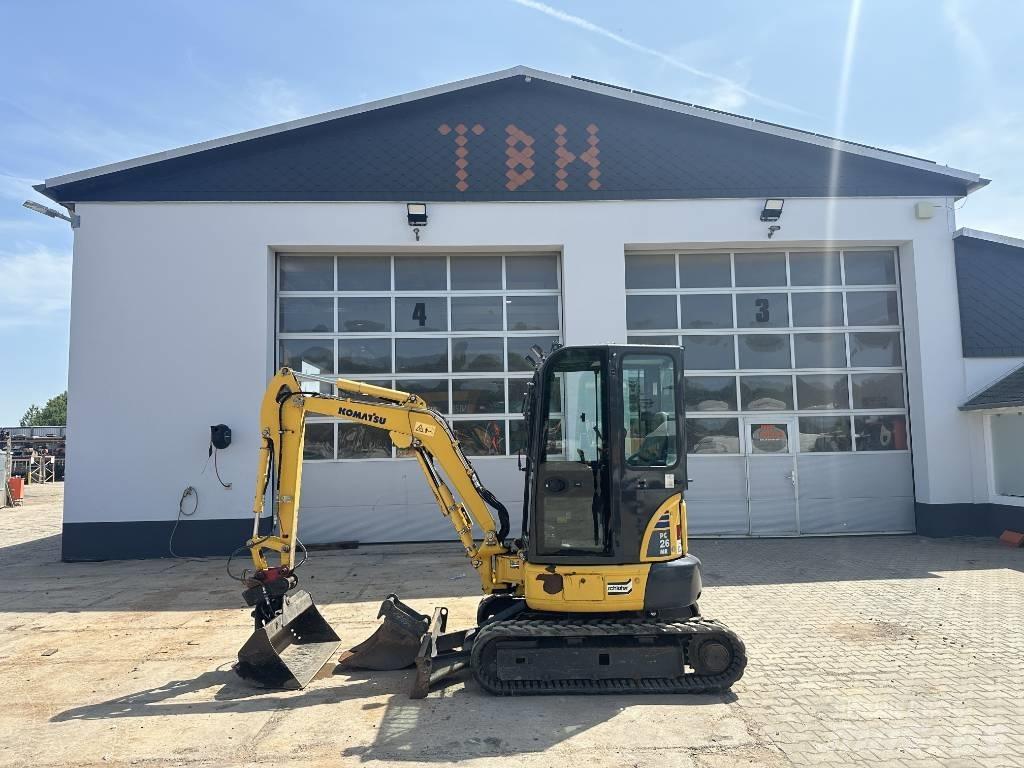 Komatsu PC 26 MR-3 Mini ekskavatörler, 7 tona dek