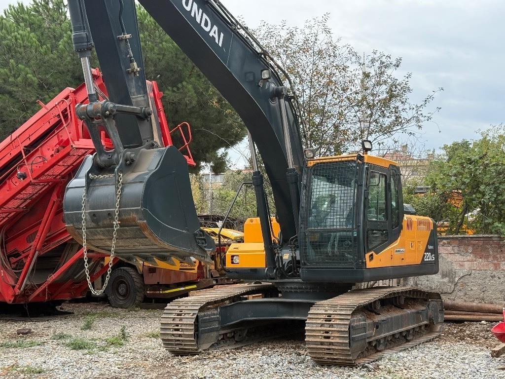 Hyundai Robex 220 LS Paletli ekskavatörler