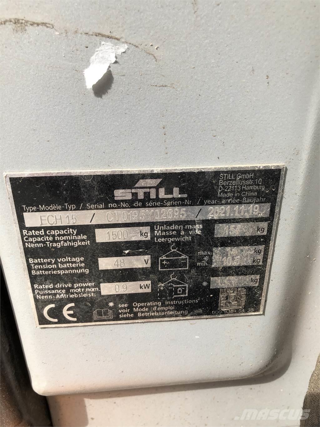 Still ECH 15 Düsük seviye kaldirici
