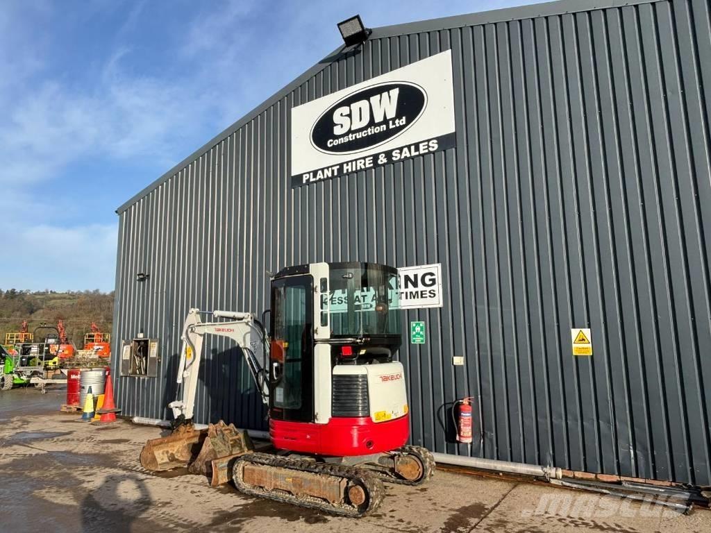 Takeuchi TB 23 R Mini ekskavatörler, 7 tona dek