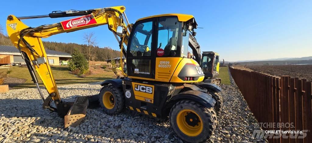 JCB 110 W Hydradig Lastik tekerli ekskavatörler