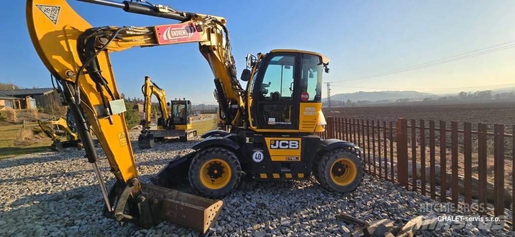 JCB 110 W Hydradig Lastik tekerli ekskavatörler