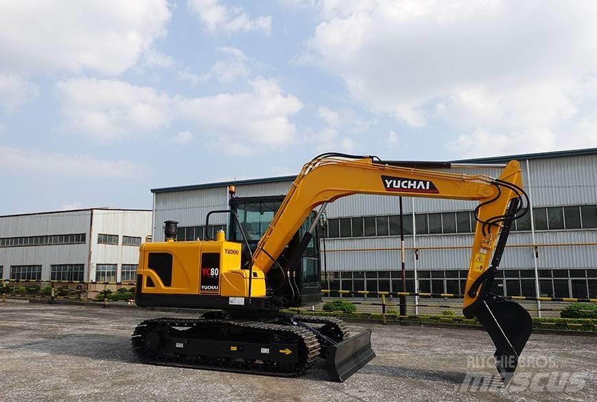 Yuchai YC80 PREMIUM Paletli ekskavatörler