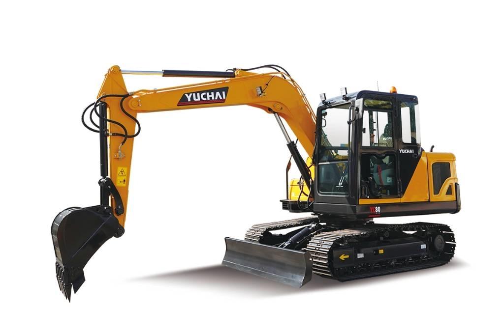 Yuchai YC80 PREMIUM Paletli ekskavatörler