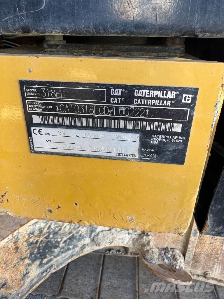 CAT 318 E L Paletli ekskavatörler