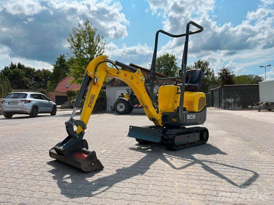 Wacker Neuson 803 Paletli ekskavatörler