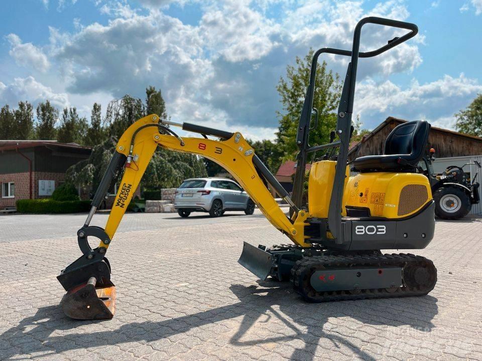 Wacker Neuson 803 Paletli ekskavatörler