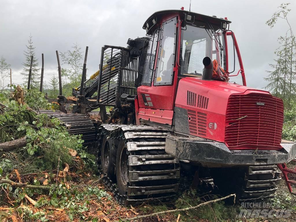 Komatsu 845 Tomruk yükleyici traktörler