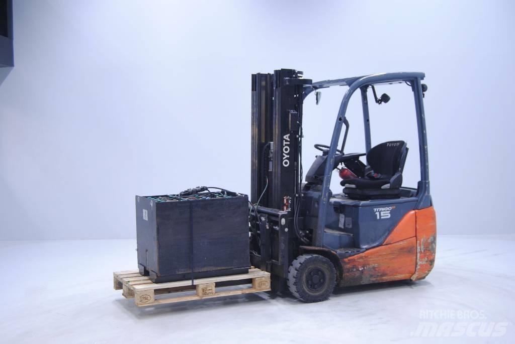 Toyota 8FBE15T Elektrikli forkliftler