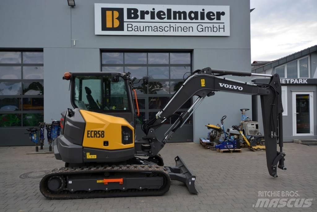Volvo ECR 58 F Mini ekskavatörler, 7 tona dek