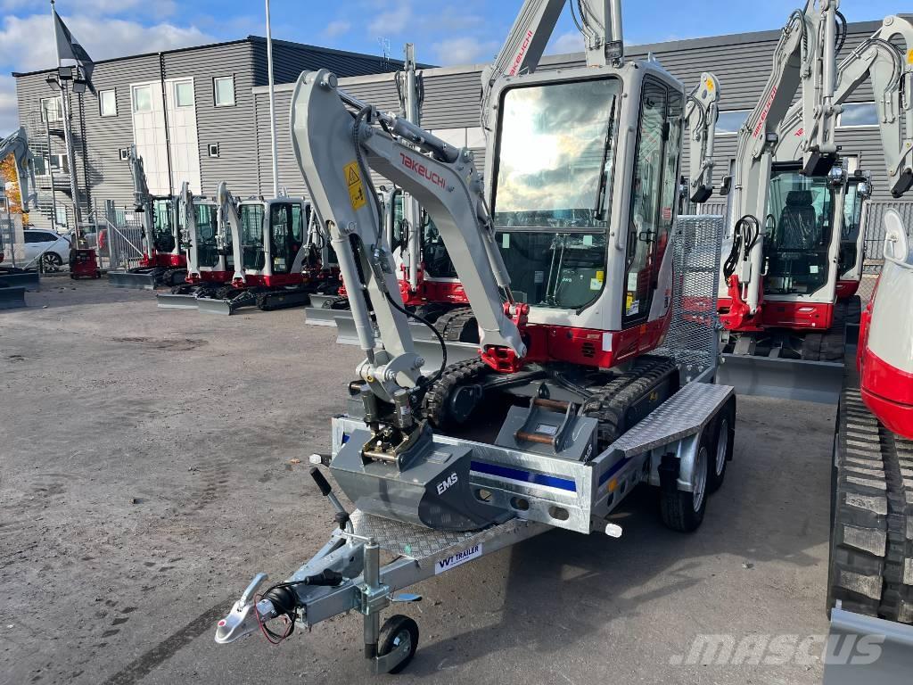 Takeuchi TB 216A Mini ekskavatörler, 7 tona dek