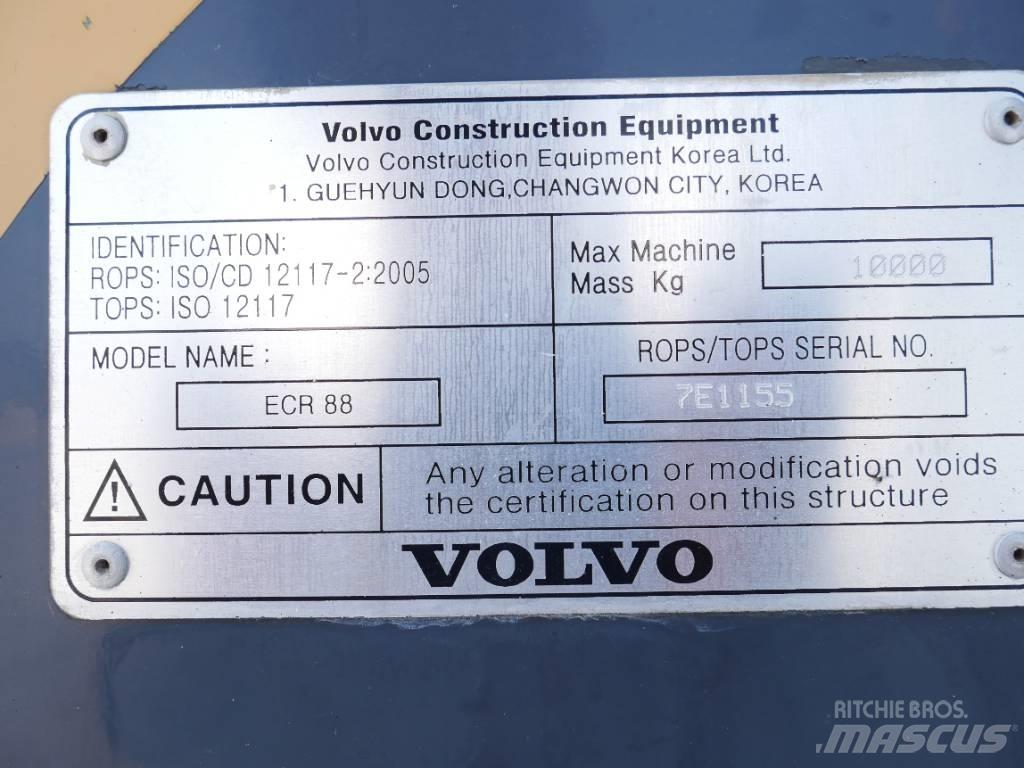 Volvo ECR 88 Midi ekskavatörler 7 - 12 t