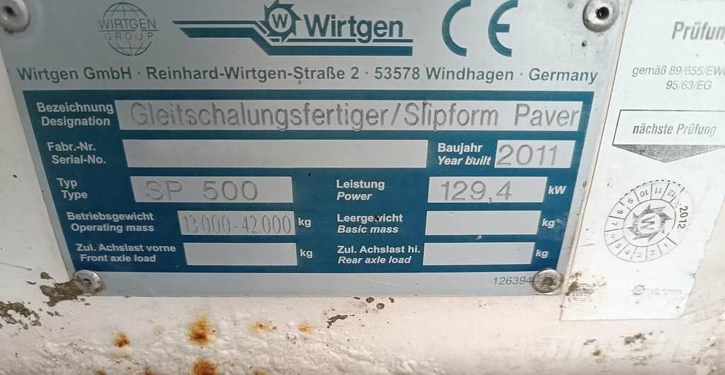 Wirtgen SP500 Asfalt sericiler