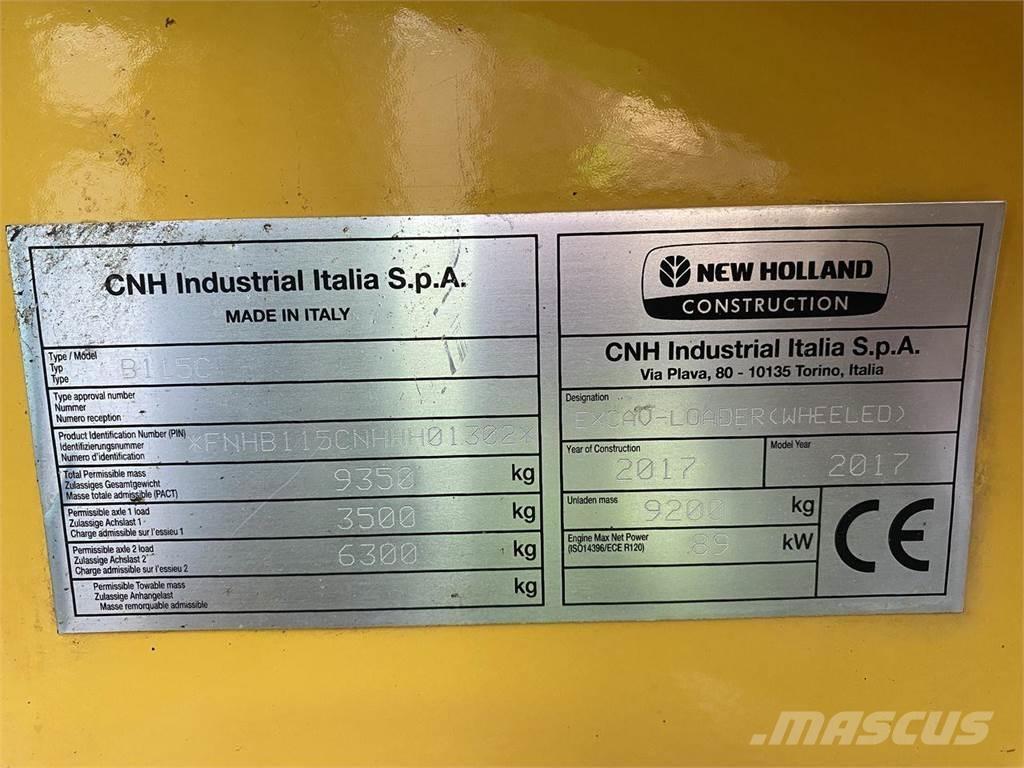 New Holland LB115 Kazıcı yükleyiciler - beko loder